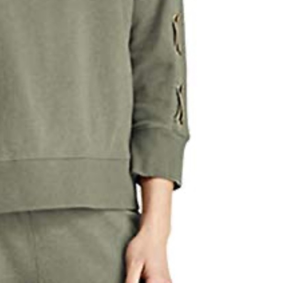 LAUREN RALPH LAUREN Lace Up Sleeve Top - Picture 2 of 9